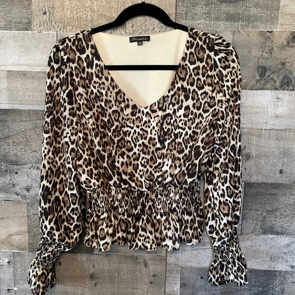 Shinestar Leopard Top - Picture 2 of 14